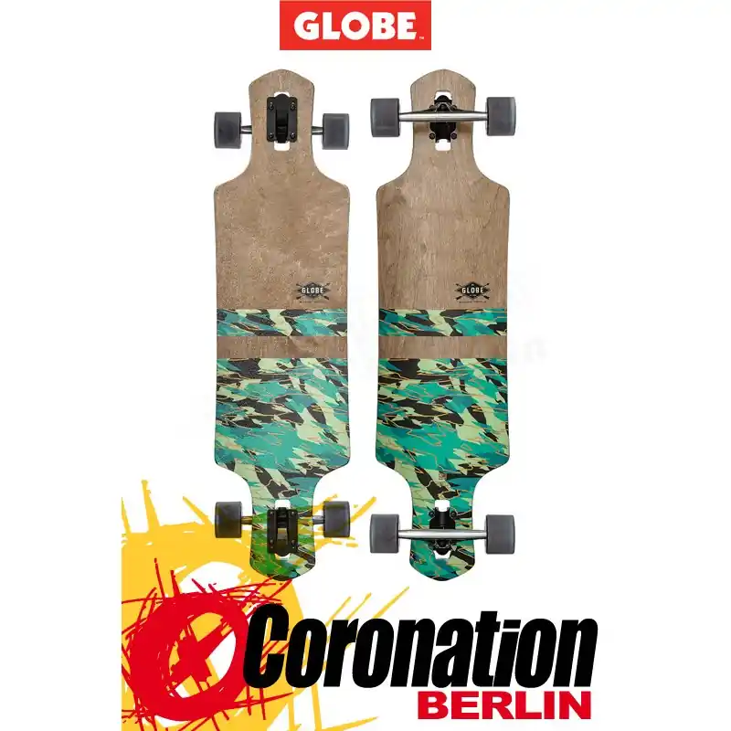 Globe Geminon Dark Maple/Watershed Longboard - Complete Sonderaktion