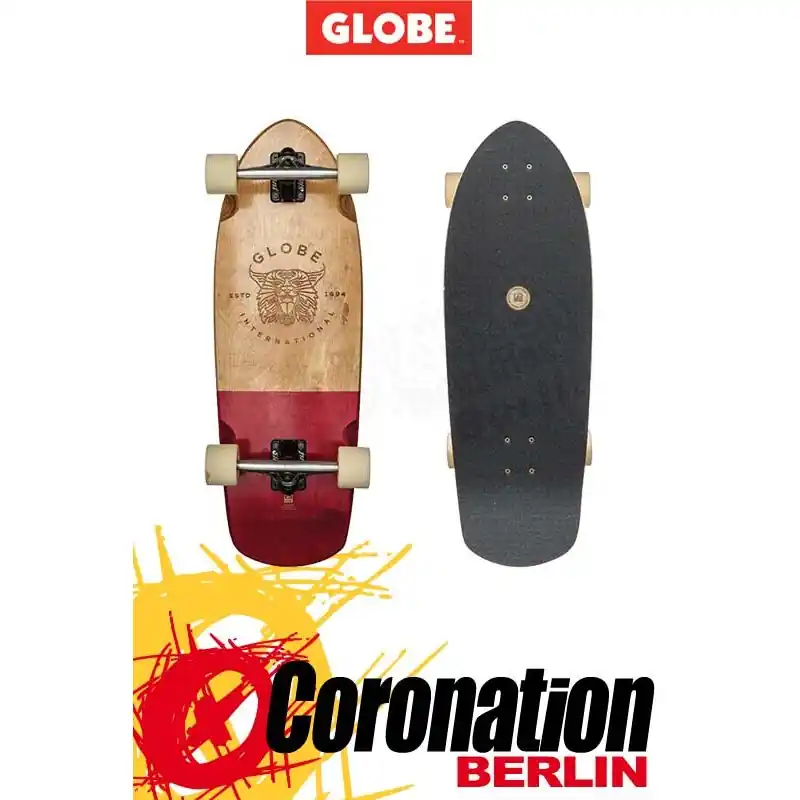 Globe Stubby Longboard half dip natural red Preis Gesenkt