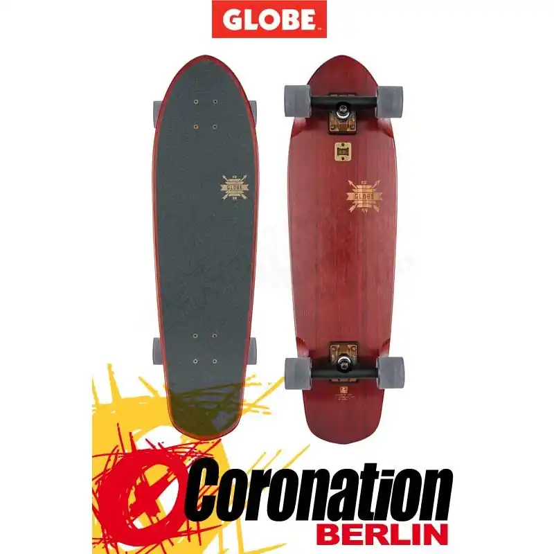 Knallerangebot Globe Big Blazer 32 Longboard Cherry Bamboo complete