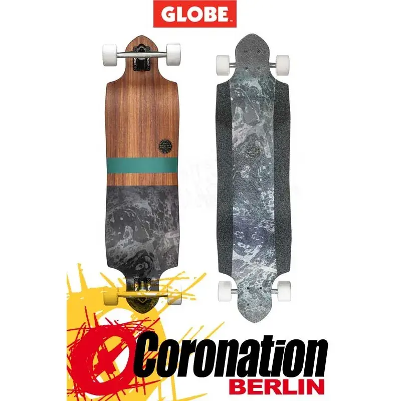 Zertifiziert Globe Gemnion Micrdrop Rosewood/Black Longboard complete