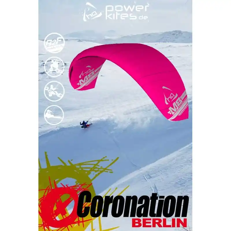 Schneller Versand HQ Montana VIII Snowkite 14m² mit Bar