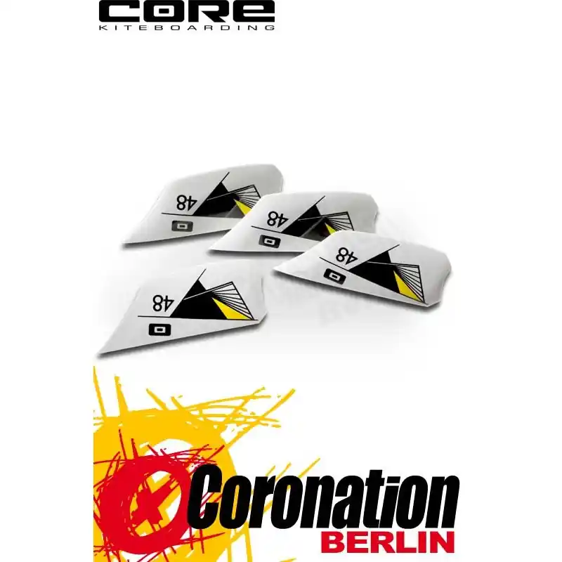 Bestpreis Core Ersatzteil Kiteboard Finne Cutback G10 48mm (4stk)