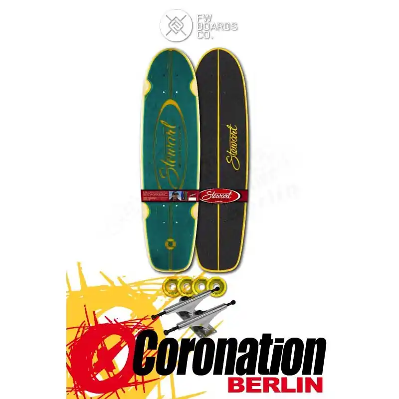 Neuheit Flying Wheels Stewart Regal 28" Longboard Teal