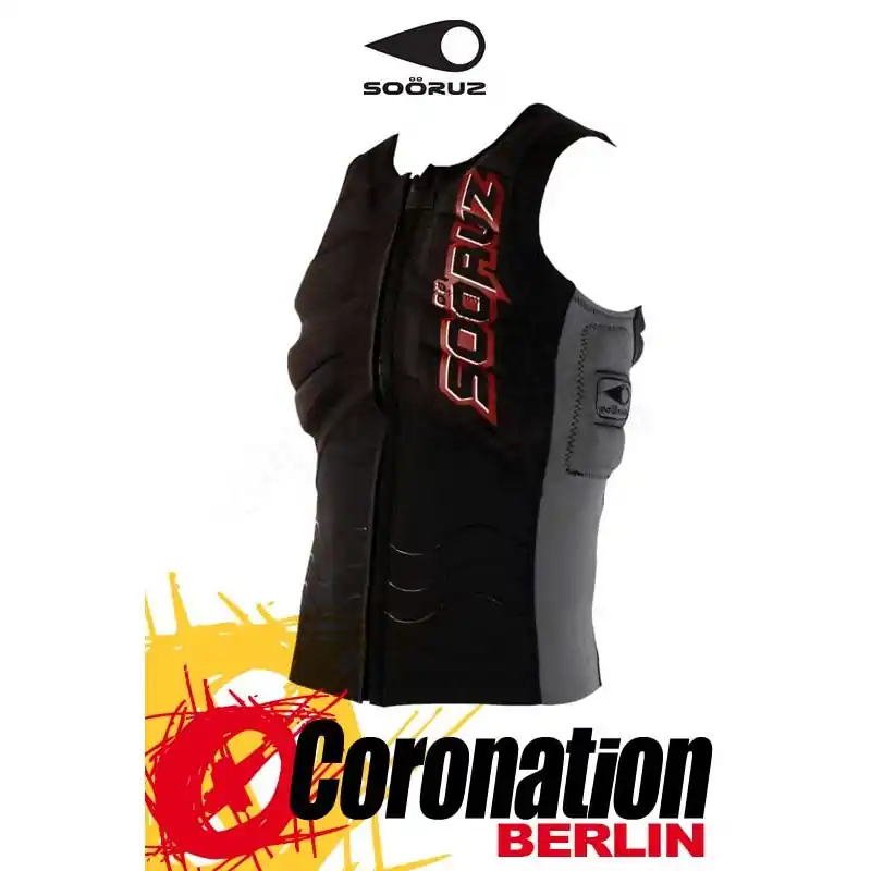 Aktuell SOÖRUZ Kitevest Front-zip OPEN Prallschutzweste Black