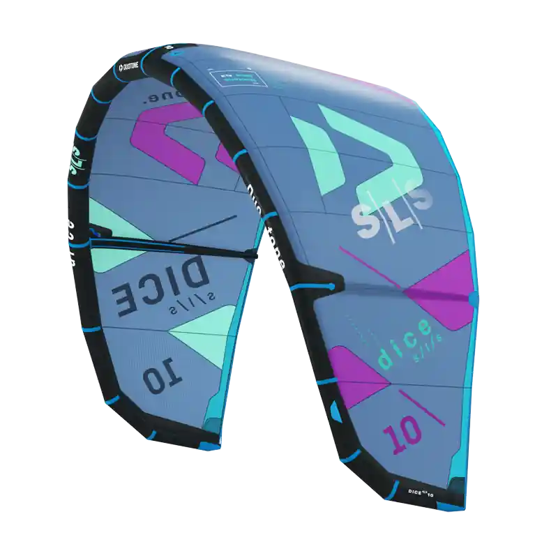 Top-Angebot Duotone DICE SLS 2022 TEST Kite 9m - Blue Mint