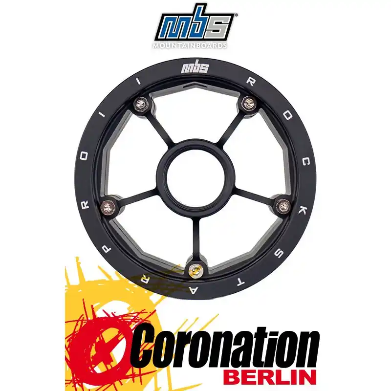 MBS Rockstar Pro II Alum Hub ATB Rad Felgen 8'' - 4 Stk black Nur Für Kurze Zeit