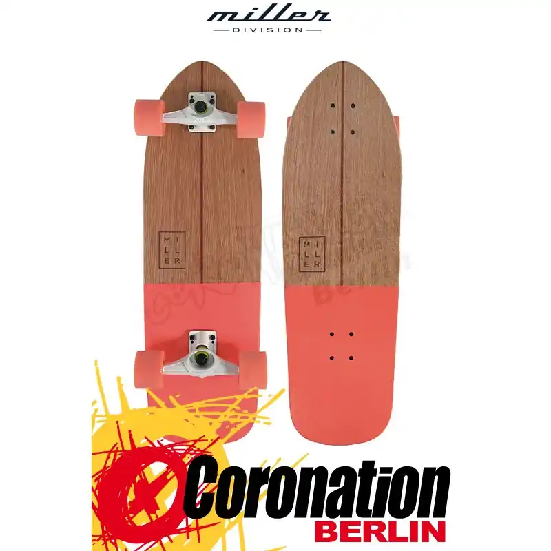Miller SOUL CORAL 31,5''x9,7'' Surfskate Nur Heute