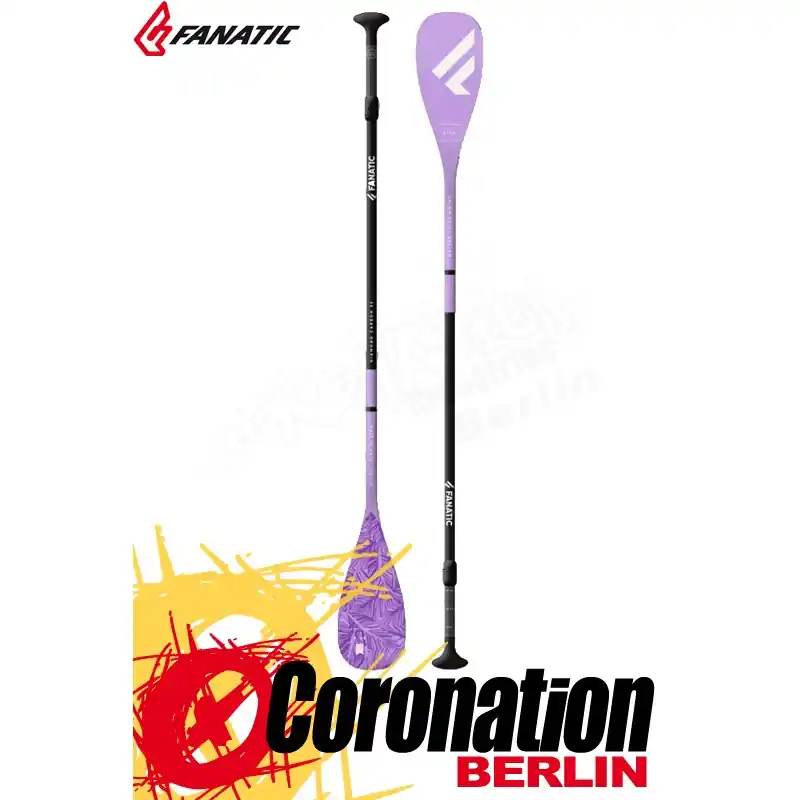 Preisreduziert Fanatic DIAMOND CARBON 35 ADJ. 2022 SUP Paddle (lavender)