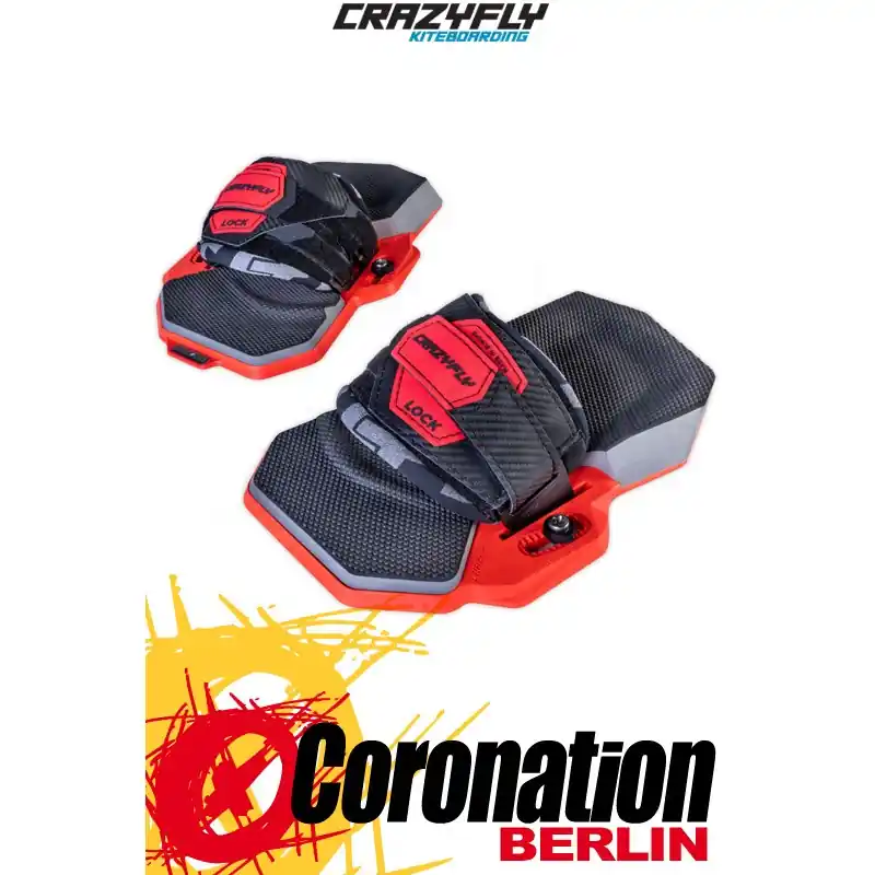 CrazyFly LOCK BINDING red Meistverkauft