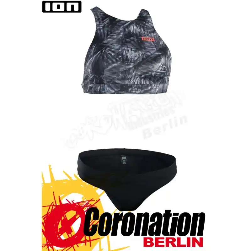 Angebot ION SURFKINI Badeanzug black flowers