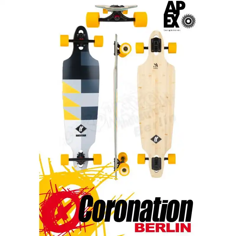 Apex Promenade MK2 Longboard Komplettboard neon orange Begrenztes Angebot