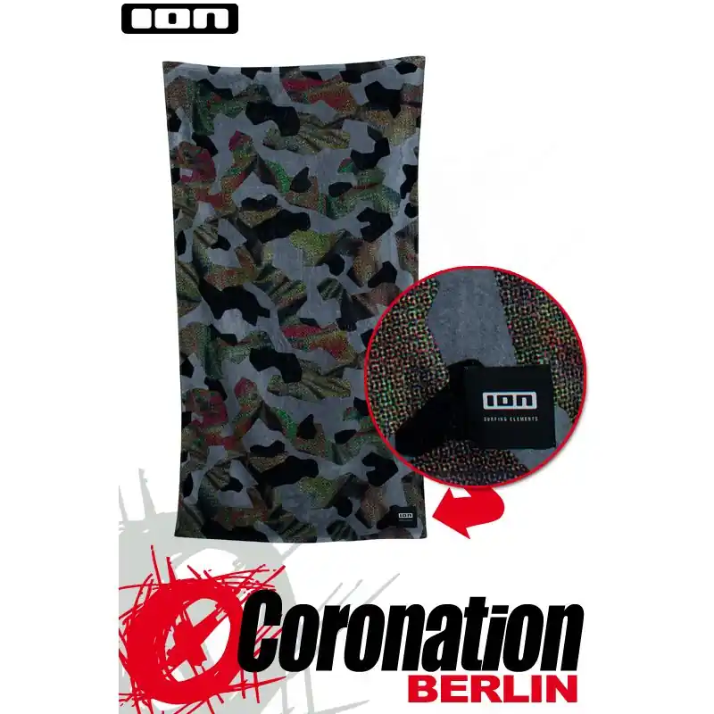 Garantierte Lieferung ION Beach Towel Bade Handtuch - grey camo