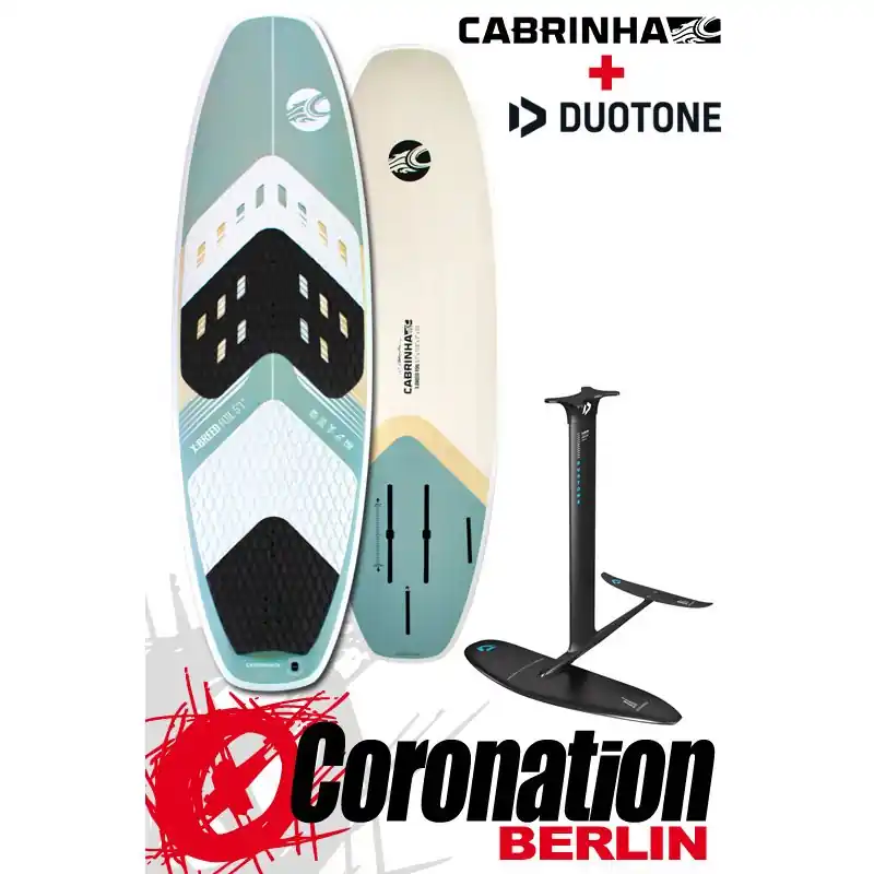 Top-Preis Cabrinha X-BREED + Duotone Surf 1250 SLS Carbon Kitefoil SET