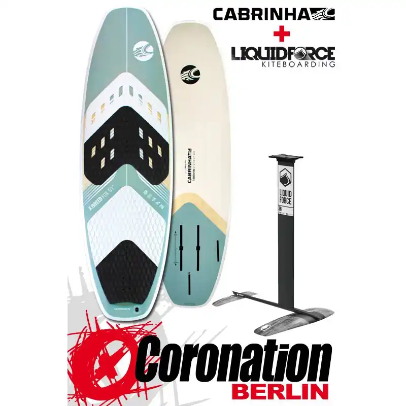 Wochenendangebot Cabrinha X-Breed + Liquid Force Impulse Kitefoil SET
