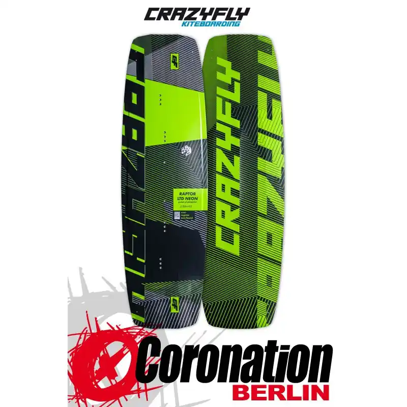 CrazyFly RAPTOR LTD NEON 2025 Kiteboard Sofort Bestellen