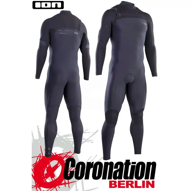 Bestseller ION SEEK AMP 5/4 FRONT ZIP 2025 Neoprenanzug - black