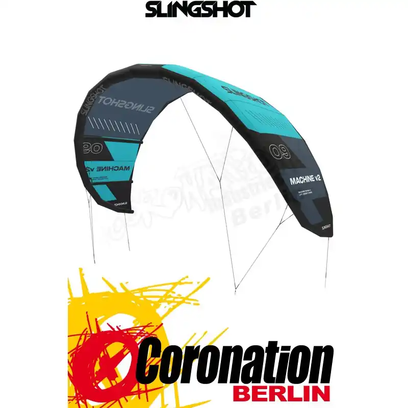 Preisknaller Slingshot MACHINE V2 TEST Kite 8m blue