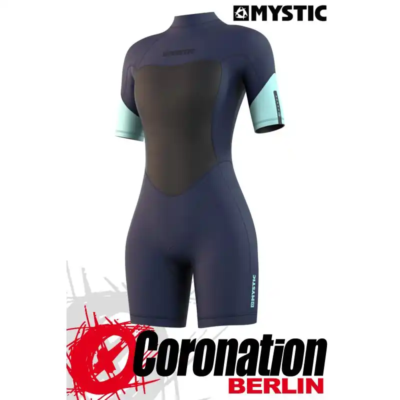 Sonderaktion Mystic BRAND SHORTY 3/2MM Bzip Frauen Neoprenanzug - night blue