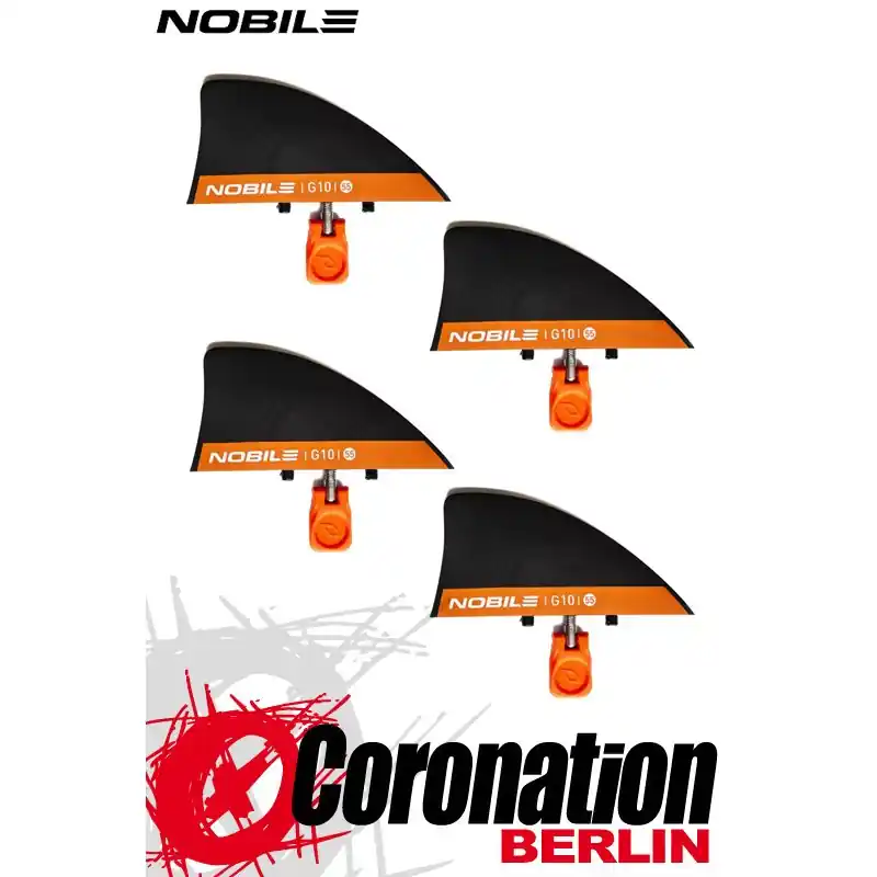 Nobile Kiteboard FINS G10 - 55 MM (BLACK) Neu Im Sortiment