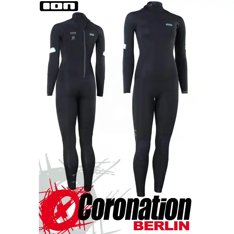 Echt ION AMAZE CORE 5/4 BACK ZIP Neoprenanzug - Black