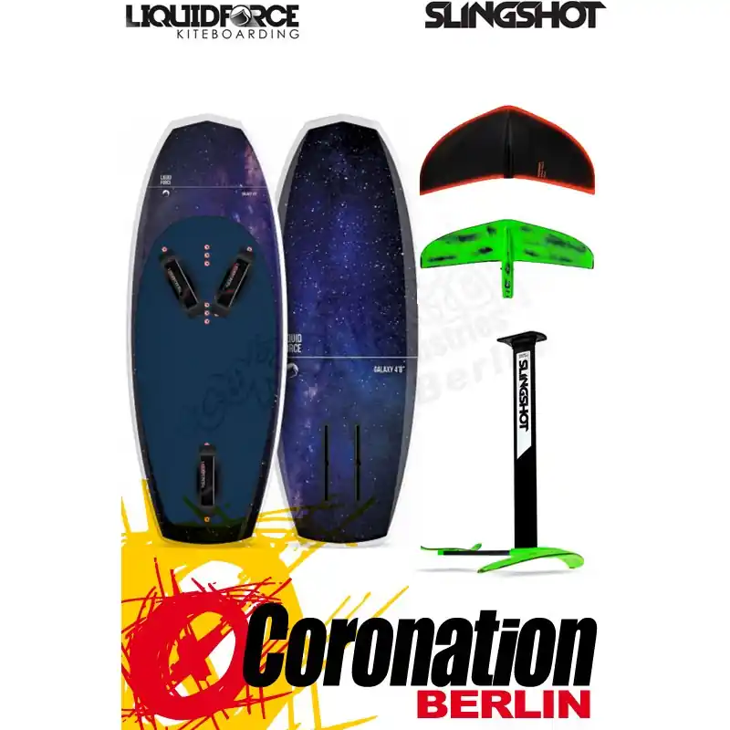 Liquid Force GALAXY + Slingshot SPACE SKATE & NF2 2019 Foilset Bestseller