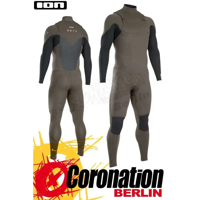Bestpreis ION Onyx Element Semidry 4/3 FZ DL 2020 dark olive/black