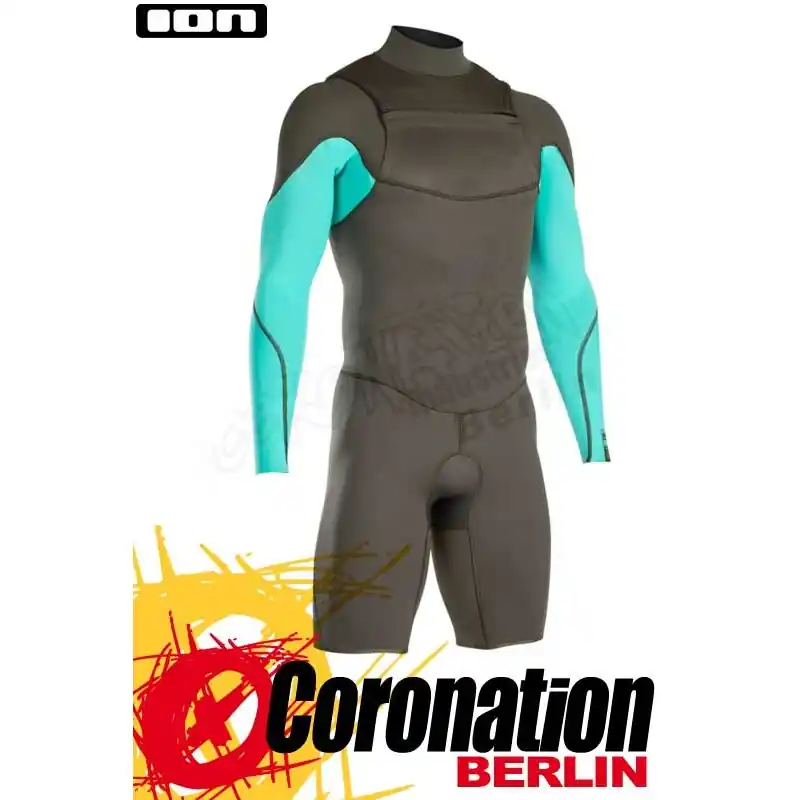 Preis Gesenkt ION Onyx Element Shorty LS 2/2 FZ DL 2020 dark olive/teal