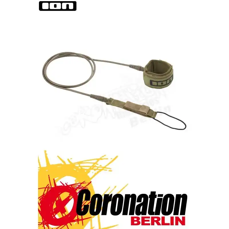 Versand Am Gleichen Tag ION Surf Core Leash Comp 2020 olive