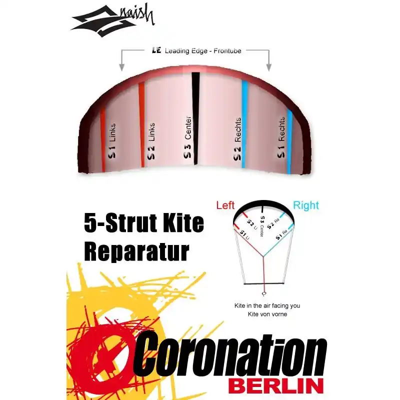 Letzte Chance Naish Torch 2014 Bladder Fronttube Leading Edge