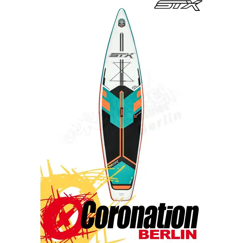 STX RACE 12'6''x32'' 2020 SUP Board black/white/mint Garantierte Lieferung