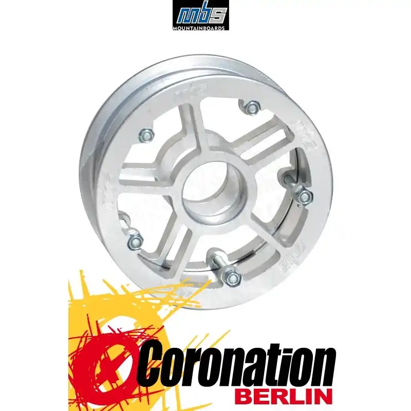 Bestseller MBS ROCKSTAR PRO HUB ATB Rad Felgen 8'' Set (4Stk.) silver