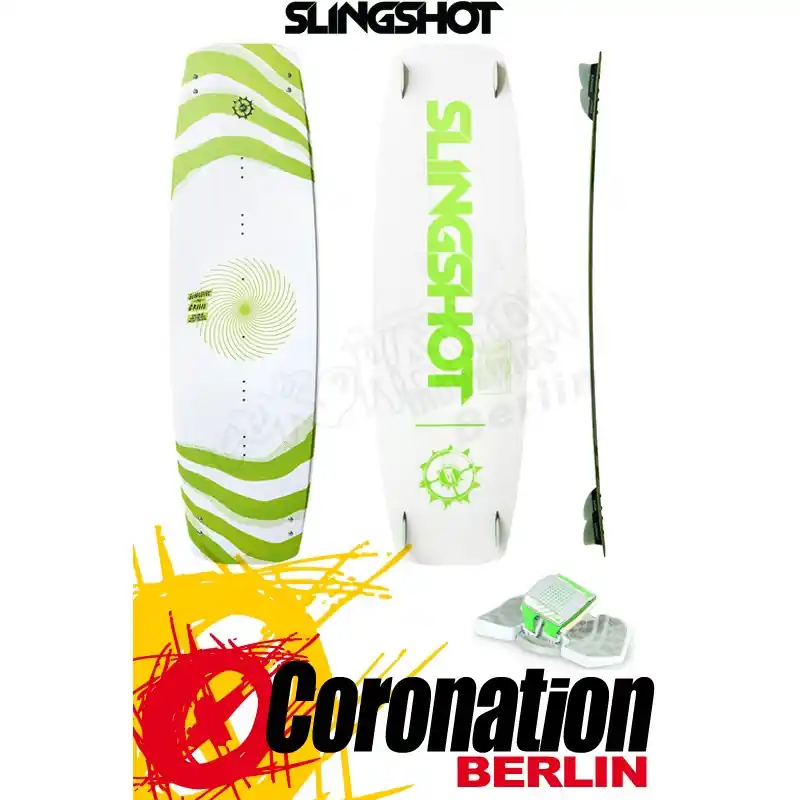 Nur Heute Slingshot CRISIS 2019 Kiteboard komplett mit Dually Bindung