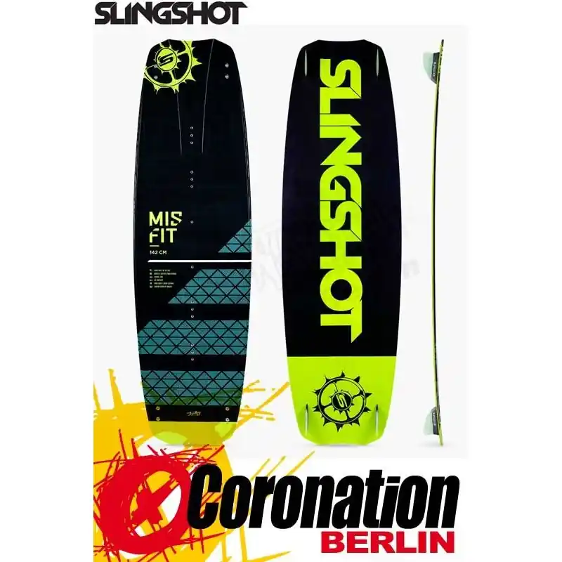 Echt Slingshot MISFIT TEST Kiteboard 136 + DUALLY Bindung