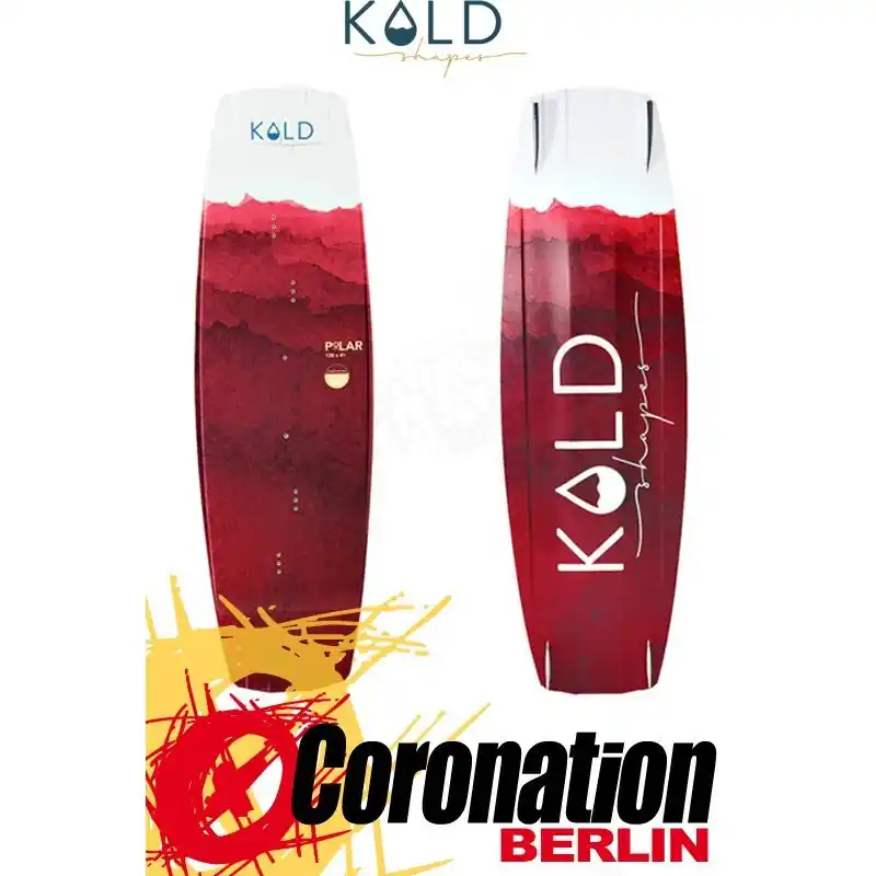 Kold Shapes POLAR TEST Kiteboard 146 mit Bindung Abverkauf