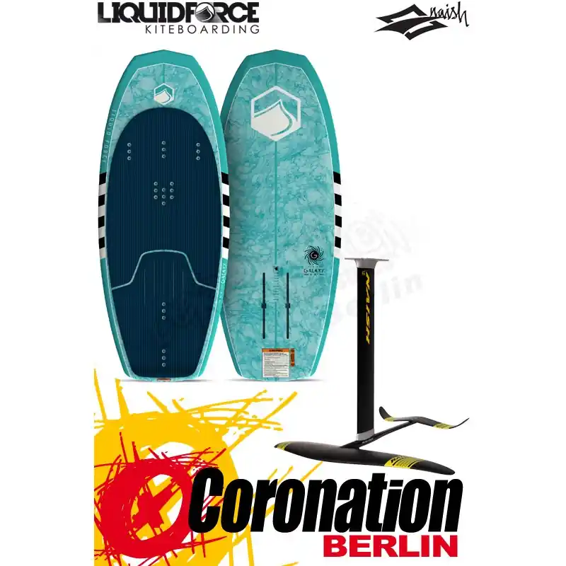 Schneller Versand Liquid Force GALAXY 4'2'' + Naish S25 JET FOIL COMPLETE 1650 Foilset