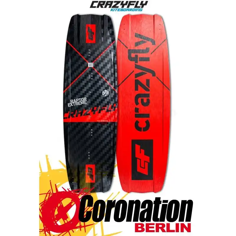 CrazyFly RAPTOR EXTREME TEST Kiteboard 2020 Neu Im Sortiment