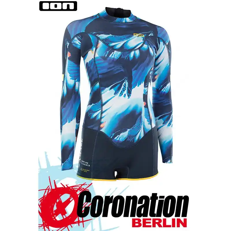 Direktkauf ION AMAZE SHORTY LS 2.0 BZ DL 2021 Neoprenanzug blue capsule