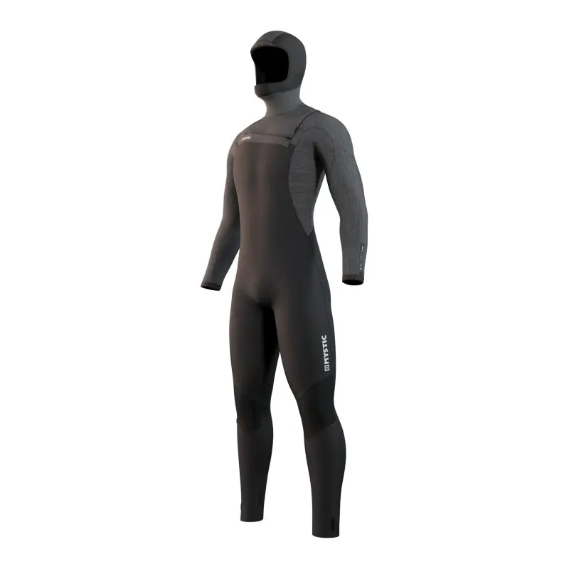 Mystic VOLTT HOODED FULLSUIT 6/4/3 MM FZ 2021 Neoprenanzug 2021 Black Ausverkauf