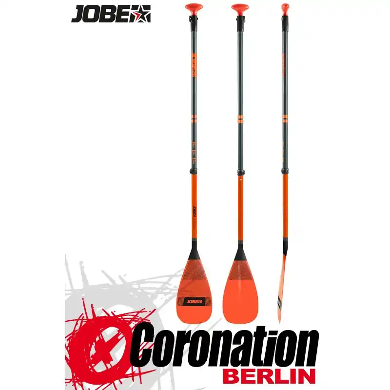 Billig Jobe 2021 Fiberglass SUP Paddel Dreiteilig - Orange