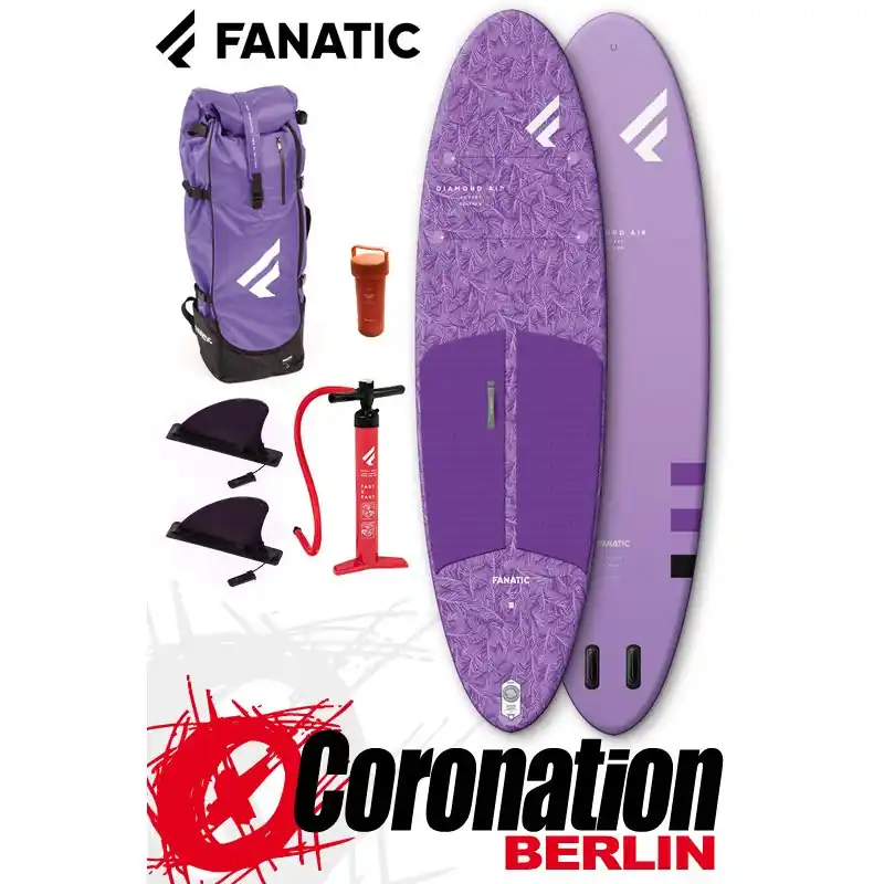 Fanatic DIAMOND AIR POCKET 2021 SUP Board 10'4'' - Lavender Preisreduziert