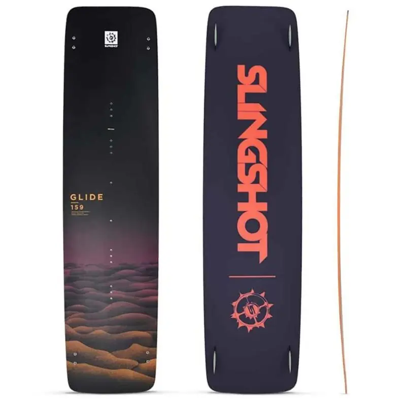 Slingshot GLIDE TEST Kiteboard 159 + DUALLY BINDUNG Aktuell