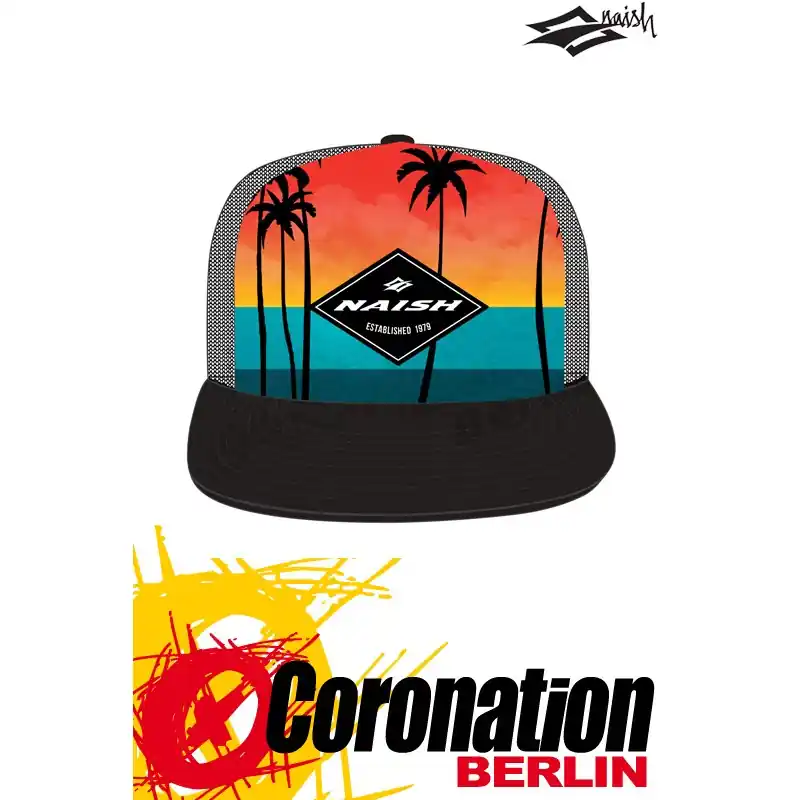 Naish Palm Trucker Cap black Letzte Chance