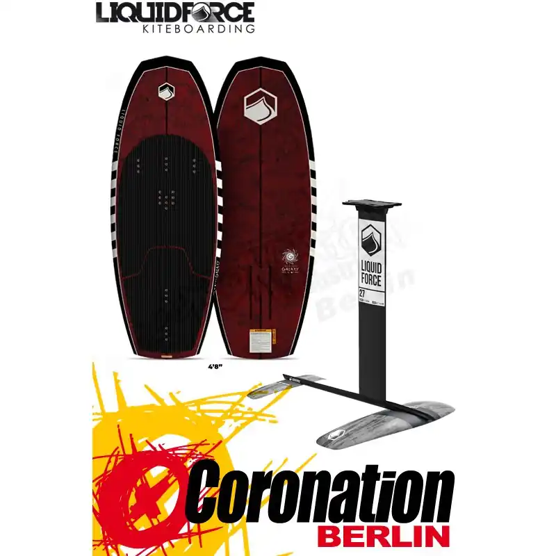 Liquid Force GALAXY 2020 4'8'' + PERFORMANCE IMPULSE Foilset Billig