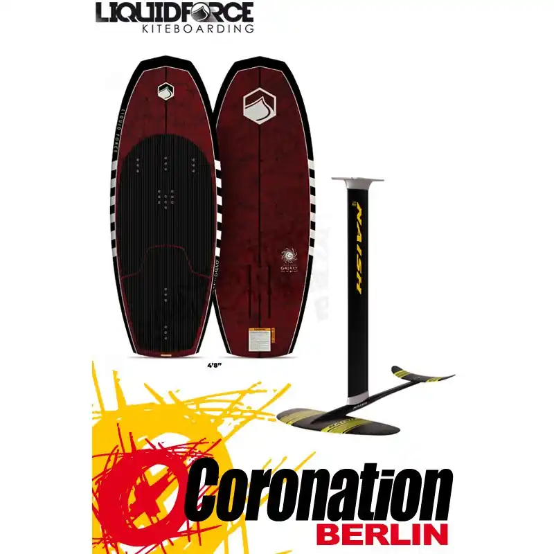 Liquid Force GALAXY 2020 4'8'' + Naish S25 KITE 960 Foilset Sichere Zahlung