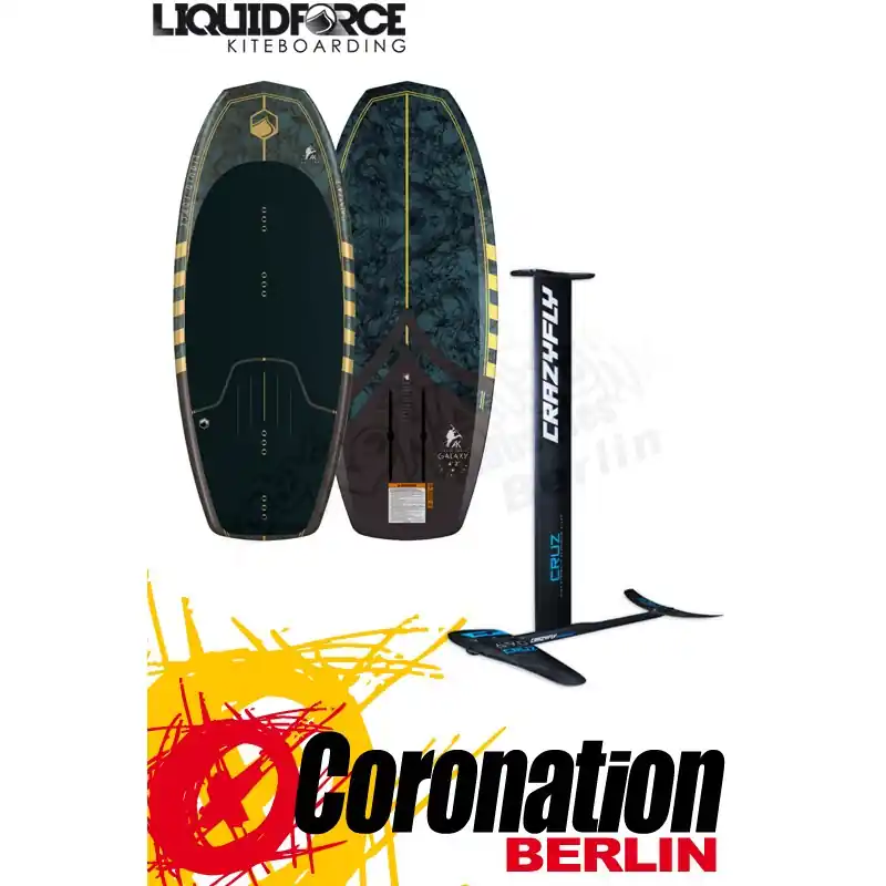 Knallerangebot Liquid Force GALAXY AK 2020 + CrazyFly CRUZ 690 Foilset