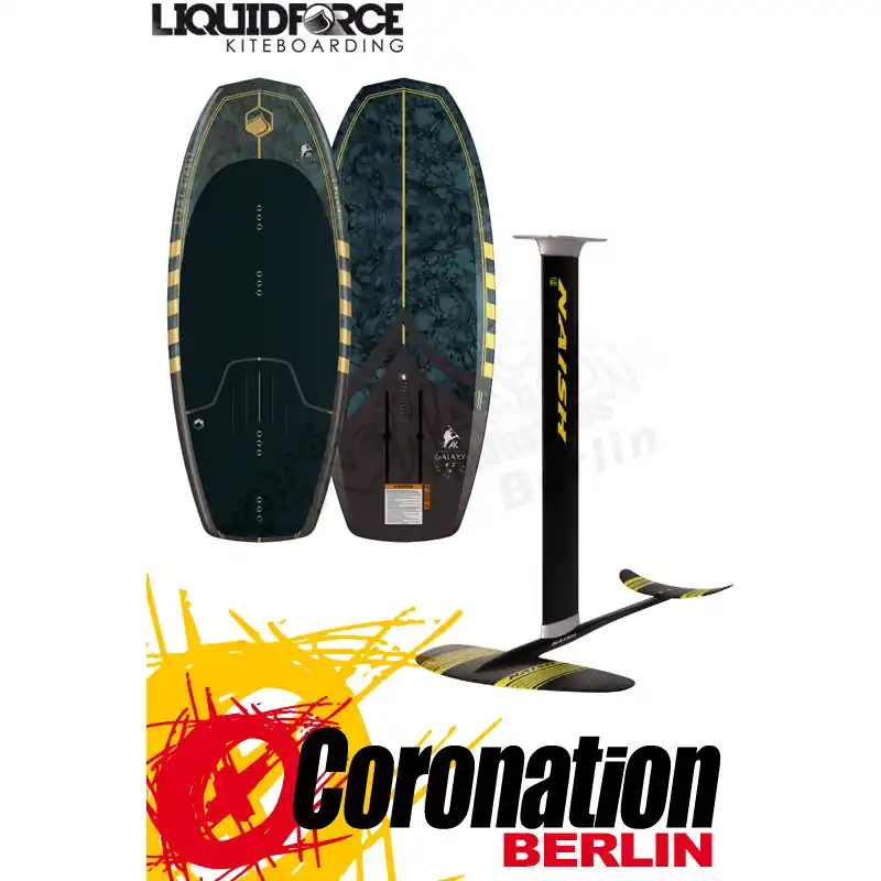 Liquid Force GALAXY AK 2020 + Naish S25 KITE 960 Foilset Saisonangebot