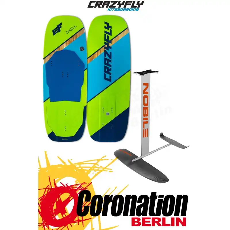 CrazyFly CHILL 2019 + Nobile ZEN CARBON SURF Foilset Markenprodukt