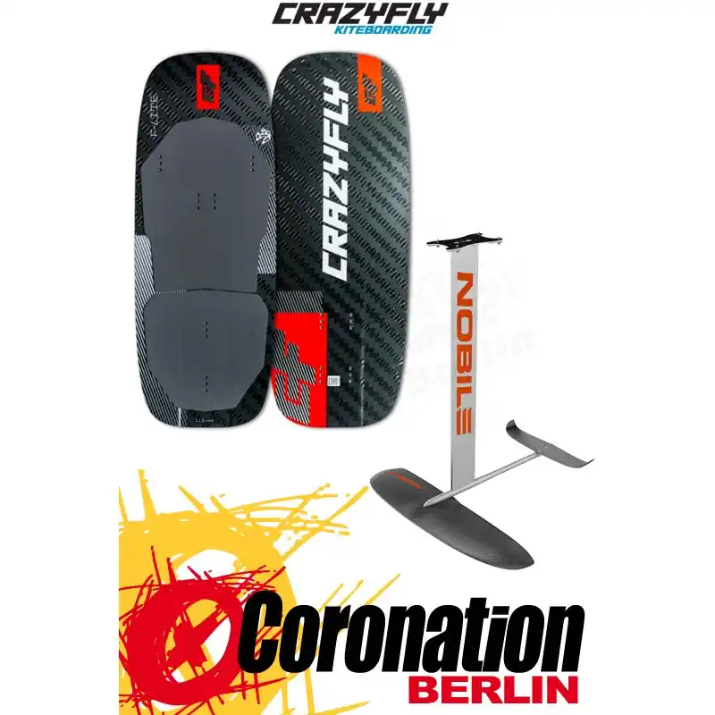 Sale CrazyFly F-LITE CARBON + Nobile ZEN CARBON SURF Foilset