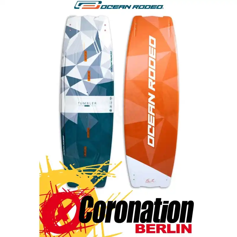 Ocean Rodeo TUMBLER Kiteboard Orange/Blue Zertifiziert