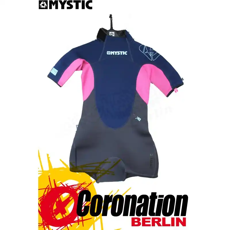Mystic STAR SHORTY 3/2MM BZIP FLATLOCK WOMEN Neoprenanzug navy Aktuell